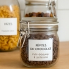 80 étiquettes autocollantes pour bocaux – Organisation cuisine chic