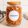 80 étiquettes autocollantes pour bocaux – Organisation cuisine chic