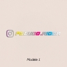 Stickers Holographiques Pseudo Instagram – Lot de 8