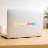 Stickers Holographiques Pseudo Instagram – Lot de 8