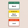 Stickers Collecte des Déchets – Lot de 3 autocollants personnalisés pour conteneurs