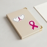 Stickers Octobre Rose – Lot de 44 autocollants solidaires
