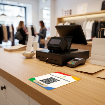 Stickers Réseaux Sociaux & Avis Google – Lot de 6